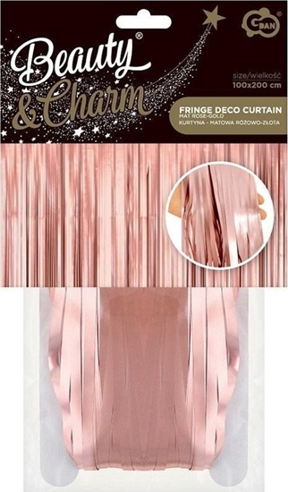 Picture of GoDan Kurtyna matowa róowo-zota 100x200cm