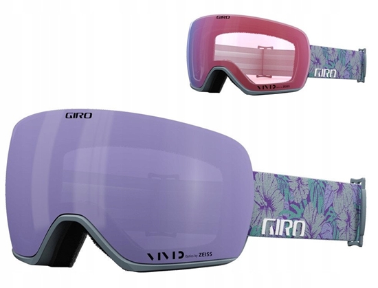 Picture of Gogle zimowe GIRO ARTICLE II GREY BOTNICAL (Szyba lustrzana kolorowa VIVID-Carl Zeiss HAZE 8-18% VLT S3 + Szyba lustrzana kolorowa VIVID-Carl Zeiss INFRARED 50% S1) (NEW 2023/2024)
