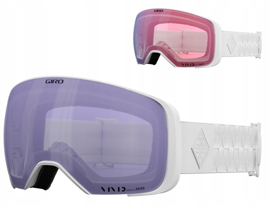 Picture of Gogle zimowe GIRO COMP WITE BLISS (Szyba lustrzana kolorowa VIVID-Carl Zeiss HAZE 8-18% VLT S3 + Szyba lustrzana kolorowa VIVID-Carl Zeiss INFRARED 50% S1) (NEW 2024/2025)