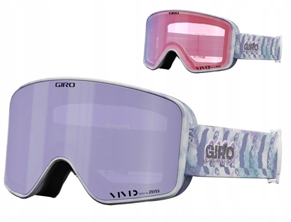 Attēls no Gogle zimowe GIRO METHOD PURPLE FLASH BACK (Szyba lustrzana kolorowa VIVID-Carl Zeiss VIVID HAZE 8-18% VLT S3 + Szyba lustrzana kolorowa VIVID-Carl Zeiss INFRARED 58% S1) (NEW 2023/2024)