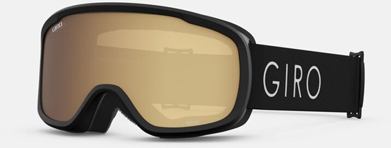 Picture of Gogle zimowe GIRO MOXIE BLACK CORE LIGHT (szyba AMBER GOLD 19-42% S2 + YELLOW 77% S1) (NEW 2023/2024)