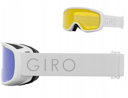 Attēls no Gogle zimowe GIRO MOXIE WHITE CORE LIGHT (szyba GREY COBALT 8-18% S3 + YELLOW 77% S1) (NEW 2023/2024)