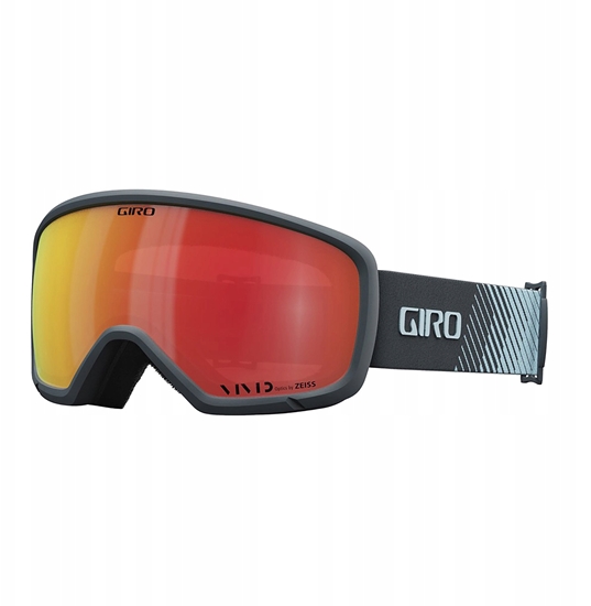 Picture of Gogle zimowe GIRO RINGO DARK SHARK LIGHT STREAKER (Szyba lustrzana kolorowa VIVID-Carl Zeiss EMBER 19-42% S2) (NEW 2023/2024)