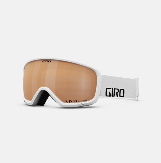 Picture of Gogle zimowe GIRO RINGO WHITE WORDMARK (Szyba lustrzana kolorowa VIVID-Carl Zeiss EMBER 19-42% S2) (NEW 2024/2025)