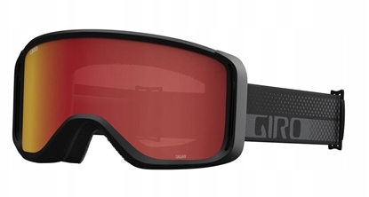 Attēls no Gogle zimowe GIRO SAGEN BLACK GREY FLOW (szyba AMBER SCARLET 19-42% S2) (NEW 2024/2025)
