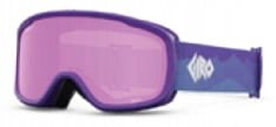 Изображение Gogle zimowe juniorskie GIRO BUSTER PURPLE LINTICULAR (Szyba lustrzana kolorowa AMBER PINK 19-42% S2) (NEW 2024/2025)