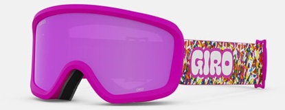 Attēls no Gogle zimowe juniorskie GIRO CHICO 2.0 PINK SPRINKLES (Szyba lustrzana kolorowa AMBER PINK 19-42% S2) (NEW 2023/2024)