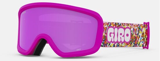 Picture of Gogle zimowe juniorskie GIRO CHICO 2.0 PINK SPRINKLES (Szyba lustrzana kolorowa AMBER PINK 19-42% S2) (NEW 2023/2024)