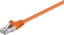 Изображение Goobay 95209 kabel sieciowy Pomaraczowy 0,25 m Cat5e SF/UTP (S-FTP)