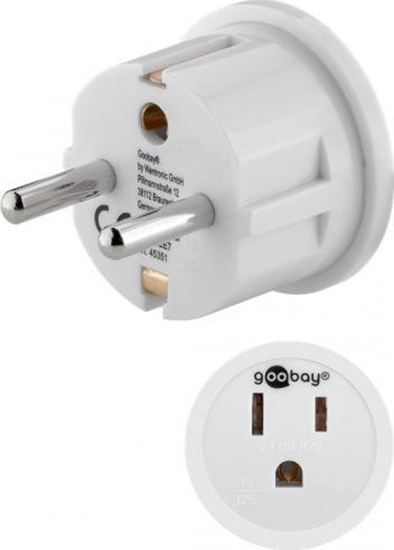 Picture of Goobay Adapter sieciowy US/Japonia, biay