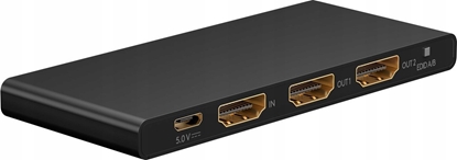 Изображение Goobay goobay HDMI Splitter 1 to 2 (4K @ 60Hz) (black)