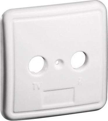 Изображение Goobay Pokrywa 2-otworowa do gniazd antenowych
