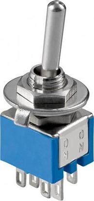 Изображение Goobay Przecznik krzyakowy miniaturowy, 2x UM, 6 pinów, obudowa niebieska