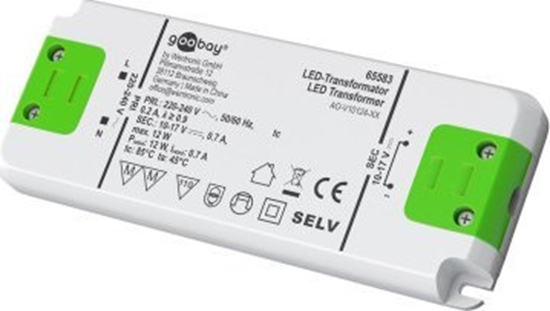 Изображение Goobay Transformator prdu staego do LED 17 V (DC)/12 W