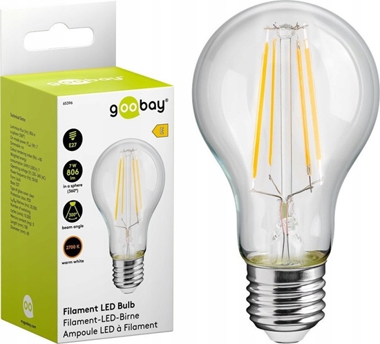Изображение Goobay arówka LED filament, 7 W