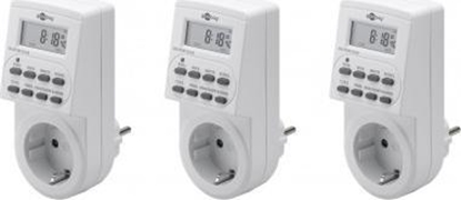 Изображение Goobay Zestaw 3 sztuk, cyfrowy zegar sterujcy