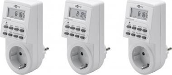 Изображение Goobay Zestaw 3 sztuk, cyfrowy zegar sterujcy