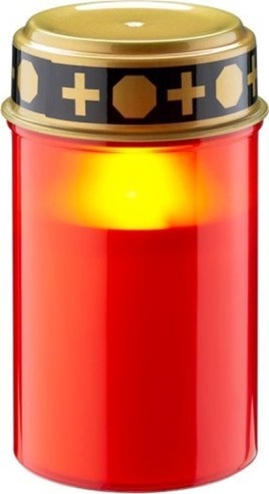Picture of Goobay Znicz nagrobny LED, czerwony