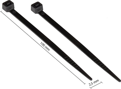 Attēls no Good Connections Good Connections Kabelbinder 100mmx2,5mm 100 St. schwarz
