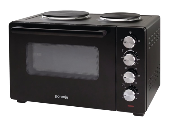 Picture of Gorenje | Mini Oven | OM30GBX | 30 L | Number of burners/cooking zones 2 | 1600 W | Black