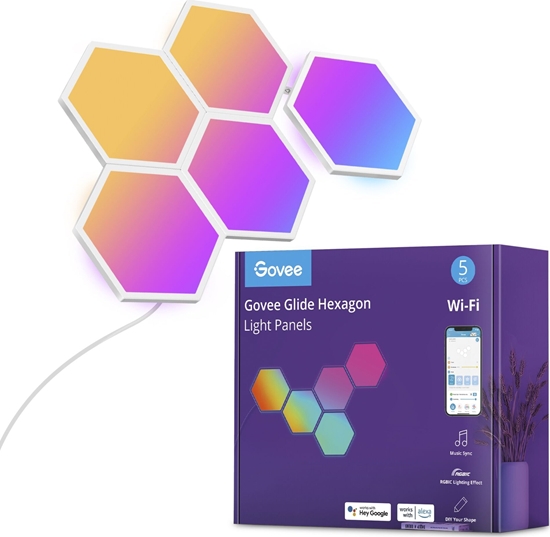 Picture of Govee Govee Glide Hexa Light Panels 5-Pack, LED Light