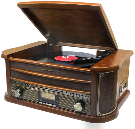 Picture of GRAMOFON SOUNDMASTER NR565DAB CD/MP3 KASETA USB BT FM, NAGRYWANIE USB, 2x5W