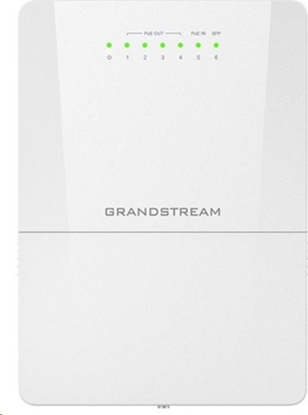 Изображение Grandstream GWN 7710R 5xGbE, 1xSFP, L2 Lite zarz zarzdzany, zewn trzny prze cznik sieciowy, PoE pasywne