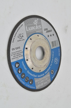 Attēls no Graphite LUKAS TARCZA DO METALU 125mm x 2,0mm A36V-BF*** INOX COOL JOBBER