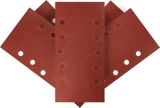 Picture of Graphite Papier cierny na rzep 115 x 230 mm, K180, 5 szt., z otworami