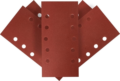 Attēls no Graphite Papier cierny na rzep 115 x 230 mm, K240, 5 szt., z otworami