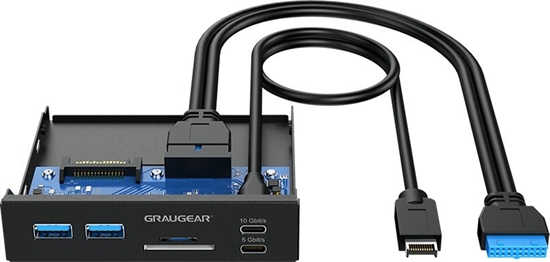 Picture of Graugear G-MP01CR 6-portowy koncentrator USB 3.0 Czarny