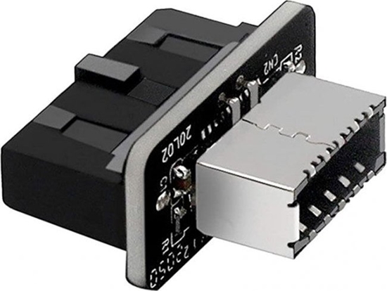Picture of Graugear Graugear Interner 19-Pin Stecker (USB 3.0) auf USB 3.1 Typ-E 20-Pin Key A - 180 Grad