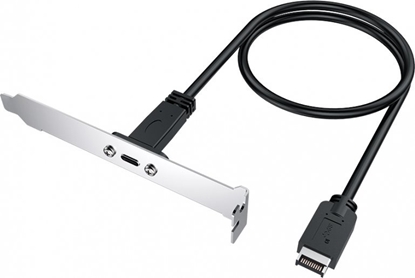 Picture of Graugear Graugear USB-E auf USB-C Erweiterungskabel, inkl PCI-Halterung