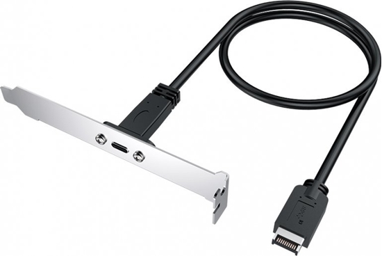 Picture of Graugear Graugear USB-E auf USB-C Erweiterungskabel, inkl PCI-Halterung