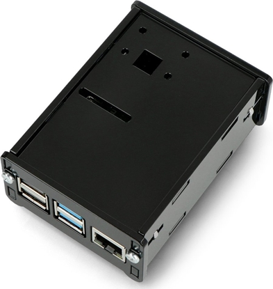 Picture of Gravlaser Obudowa do Raspberry Pi 4B z mocowaniem na kamer - czarna}