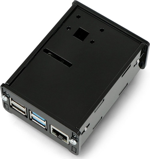 Picture of Gravlaser Obudowa do Raspberry Pi 4B z mocowaniem na kamer - czarna}