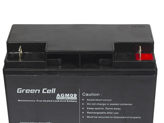 Изображение Green Cell Akumulator AGM 12V 18Ah (AGM09)
