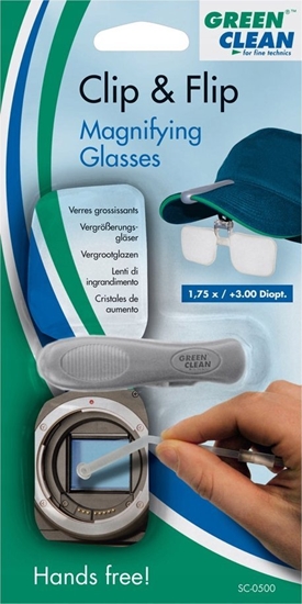 Picture of Green Clean Clip & Flip Okulary powikszajce do czapki z daszkiem (GCSC-0500)