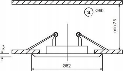 Picture of GREENLUX FaroForm Axel FF002162.0 oczko halogenowe oprawa stropowa 1x35W G5,3 MR16 chrom