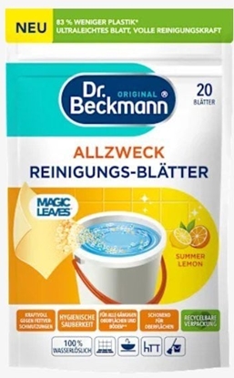 Picture of Gridu un dazadu virsmu tirisanas lidzekla loksnes Magic Leaves Summer Lemon 20 gab. 4008455097411