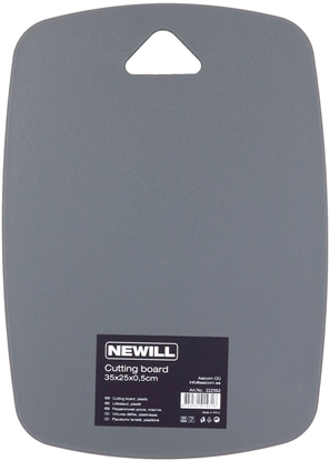 Attēls no Griesanas delitis plastmasas 35 x 25 x 0.5 cm tumsi peleks 4744561014316