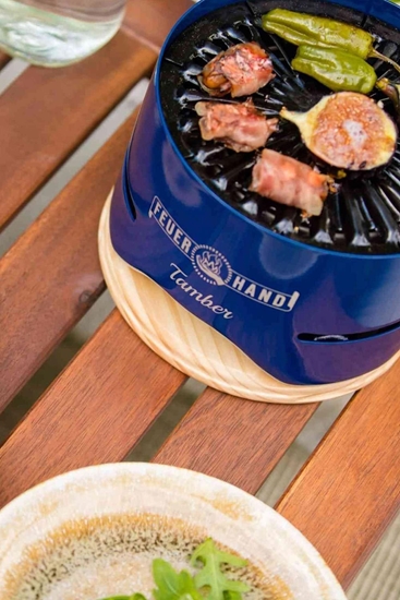 Picture of Grill Stoowy Feuerhand Tamber Cobalt Blue