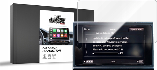 Изображение GrizzGlass Folia ceramiczna GrizzGlass CarDisplay Protection do Audi A6 C7 MMI 8" 2012-2018