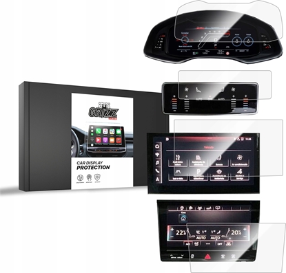 Изображение GrizzGlass Folia ceramiczna GrizzGlass CarDisplay Protection do Audi Q8 2018-2024 [4w1]