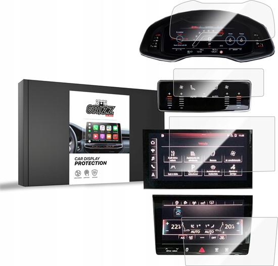 Изображение GrizzGlass Folia ceramiczna GrizzGlass CarDisplay Protection do Audi Q8 2018-2024 [4w1]