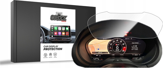 Изображение GrizzGlass Folia ceramiczna GrizzGlass CarDisplay Protection do Audi S3 8V Virtual Cockpit Retrofit 12" 2012-2019