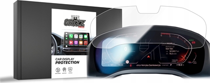 Изображение GrizzGlass Folia ceramiczna GrizzGlass CarDisplay Protection do BMW 4 G22 Live Cockpit Sensor 12,3" 2020-2023