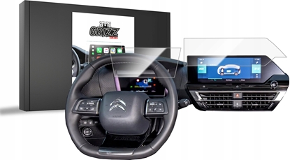 Изображение GrizzGlass Folia ceramiczna GrizzGlass CarDisplay Protection do Citroen C4 3 10" 2021-2024 [2w1]