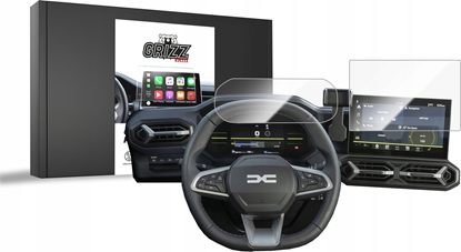 Изображение GrizzGlass Folia ceramiczna GrizzGlass CarDisplay Protection do Dacia Duster 10" 2024 [2w1]