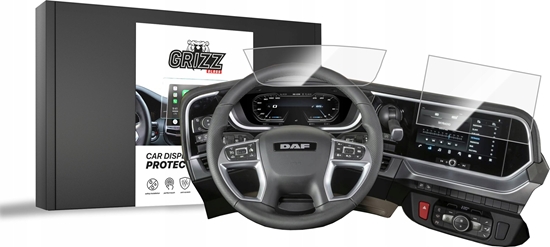 Изображение GrizzGlass Folia ceramiczna GrizzGlass CarDisplay Protection do DAF XF NGD [2w1]